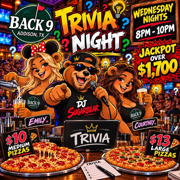 TRIVIA NIGHT W/ DJ SUGARBEAR