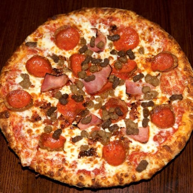 Meat Lovers Extravaganza Pizza.